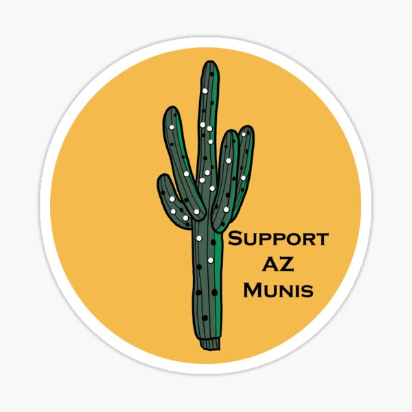 Artikel-Vorschau von Unterstützen Sie Ihren Arizona Muni-Kurs!, designt und verkauft von TovenBay.