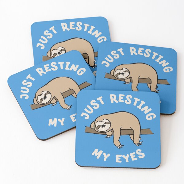 Item preview, Lazy Sloth Just Resting My Eyes Naptime designed and sold by Huhnerdieb Apparel.