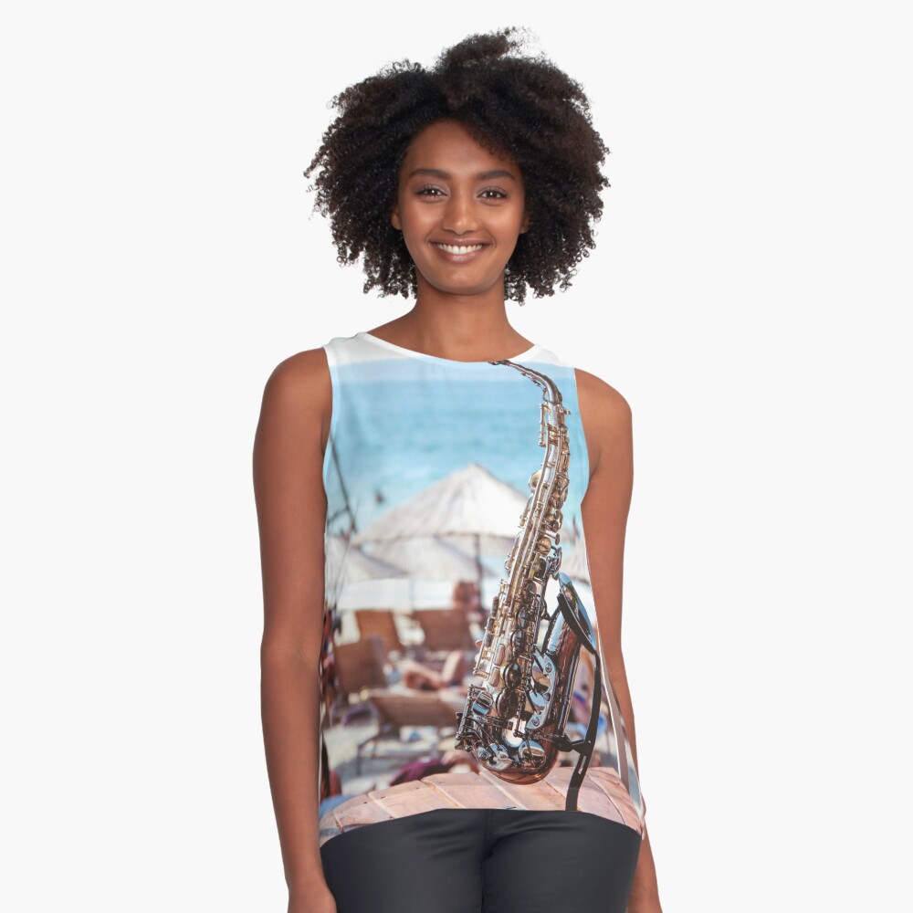 Item preview, Sleeveless Top designed and sold by CoffeeCupLife2.