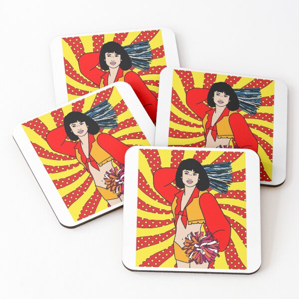 Item preview, Dancing Cheerleader Cheers With Pom Poms designed and sold by flofin.