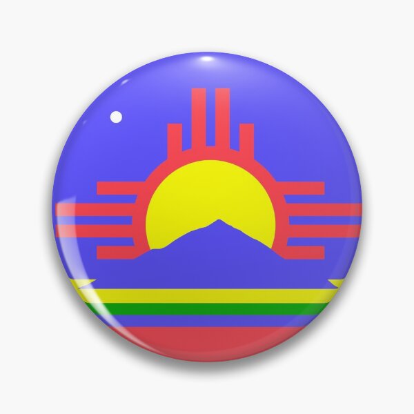 Item preview, Roswell, New Mexico City Flag Emblem designed and sold by SLAG-Creative.