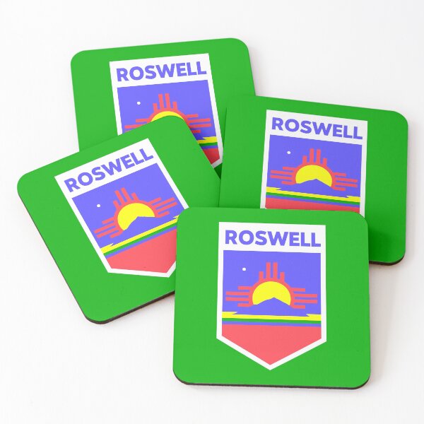 Item preview, Roswell, New Mexico City Flag Emblem designed and sold by SLAG-Creative.