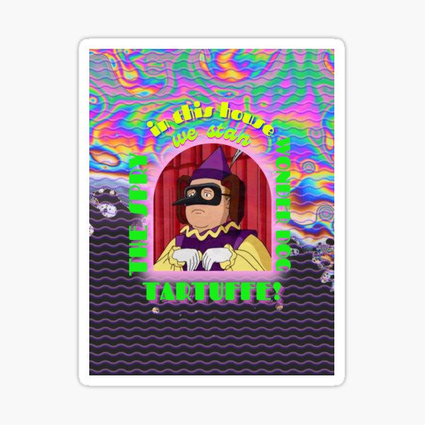 Tartuffe The Spry Wonder Dog Sticker By Femmeroni Redbubble