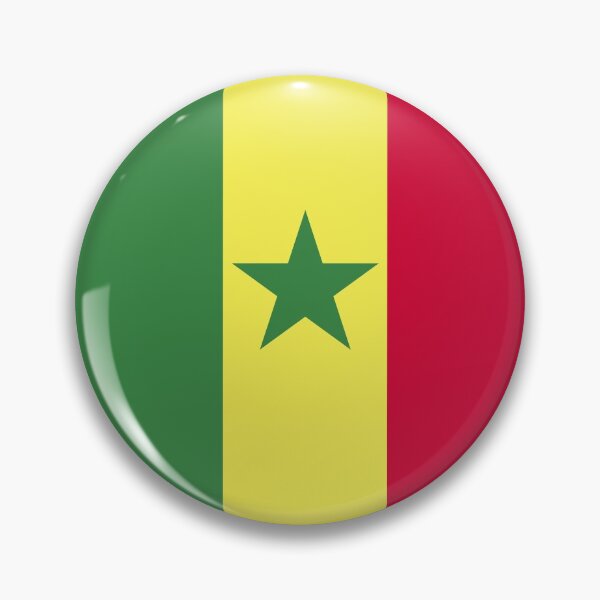 Item preview, Senegal Flag Emblem designed and sold by SLAG-Creative.