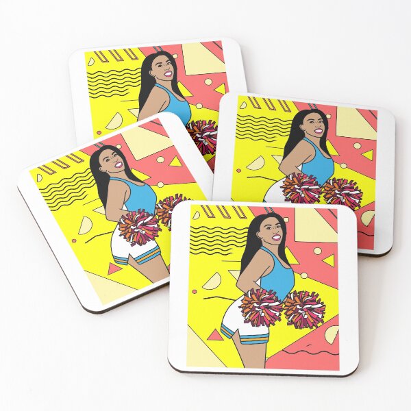 Item preview, Dancing Cheerleader Cheers With Pom Poms designed and sold by flofin.