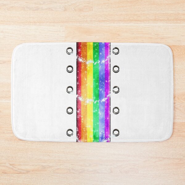 Item preview, Rainbow Sneakers Laces Eyelet Love Striped Flag designed and sold by Jolly-Yosei.