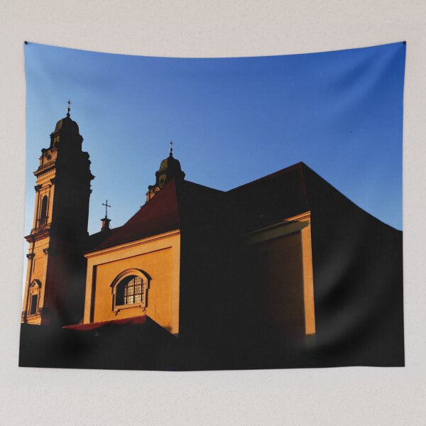 Item preview, Church in Valtice - dusk and sunlight on the side facade of the church in Valtice designed and sold by Michaelerch.