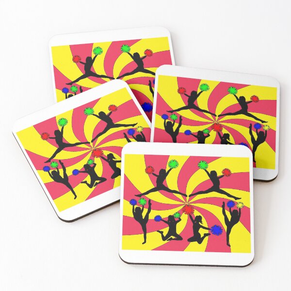 Item preview, Dancing Cheerleader Cheers With Pom Poms designed and sold by flofin.
