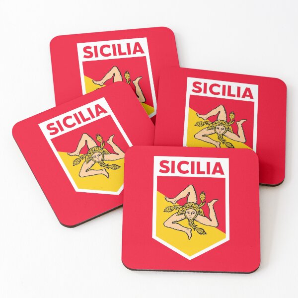 Artikelvorschau, Sicily Flag Emblem entworfen und verkauft von SLAG-Creative.