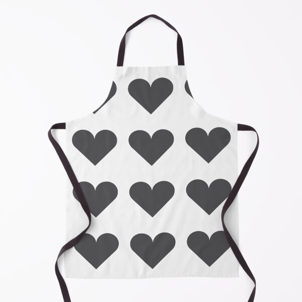 Item preview, Large CHARCOAL GREY and WHITE LOVE HEARTS designed and sold by RachelMacht.