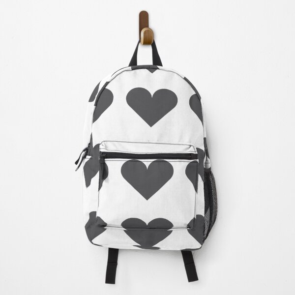 Item preview, Large CHARCOAL GREY and WHITE LOVE HEARTS designed and sold by RachelMacht.