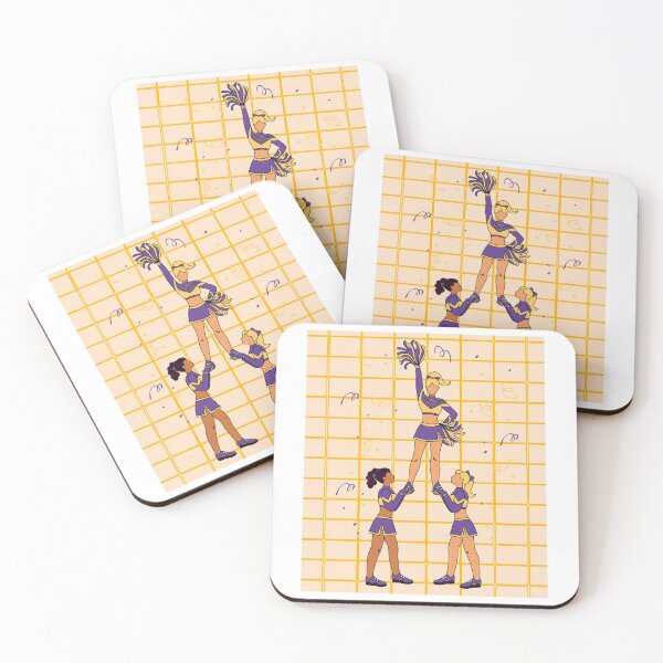 Item preview, Dancing Cheerleader Cheers With Pom Poms designed and sold by flofin.