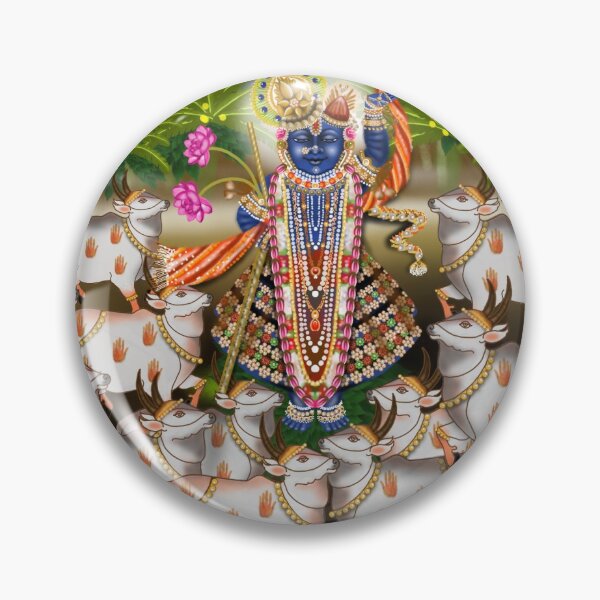 Item preview, Shrinathji Pichwai art designed and sold by anjaliswami.