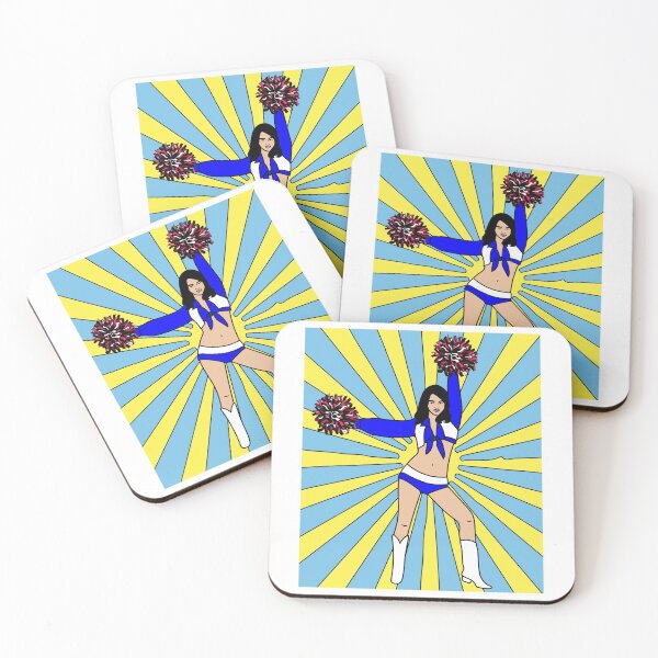 Item preview, Dancing Cheerleader Cheers With Pom Poms designed and sold by flofin.