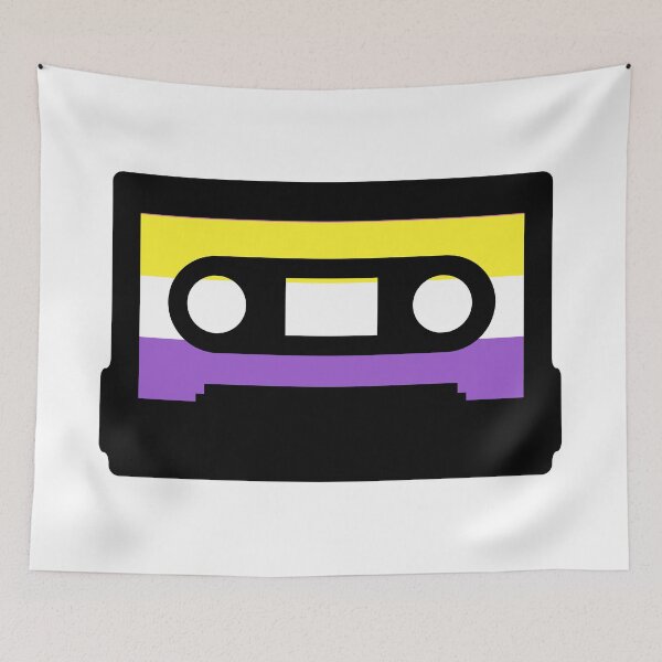 Item preview, Pride Cassette - Non-binary designed and sold by thesassypanda.
