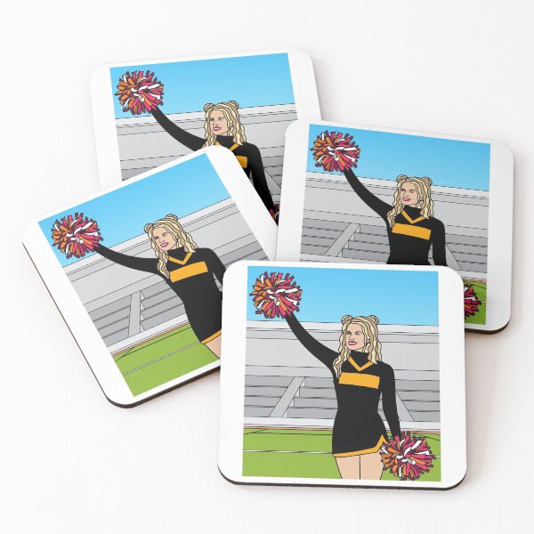 Item preview, Dancing Cheerleader Cheers With Pom Poms designed and sold by flofin.