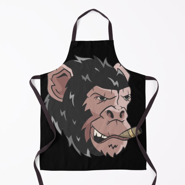 Item preview, Mean chimpanzee illustration designed and sold by Omarjoker99.