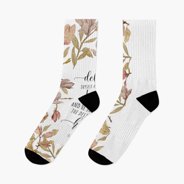 Item preview, Psalm 37:4 KJV - Delight thyself also in the Lord Floral designed and sold by amazingjoy.