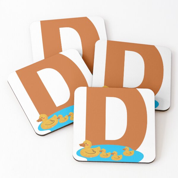 Item preview, D letter Design (D for Duck)) designed and sold by YSINSHOP ⭐⭐⭐⭐⭐.