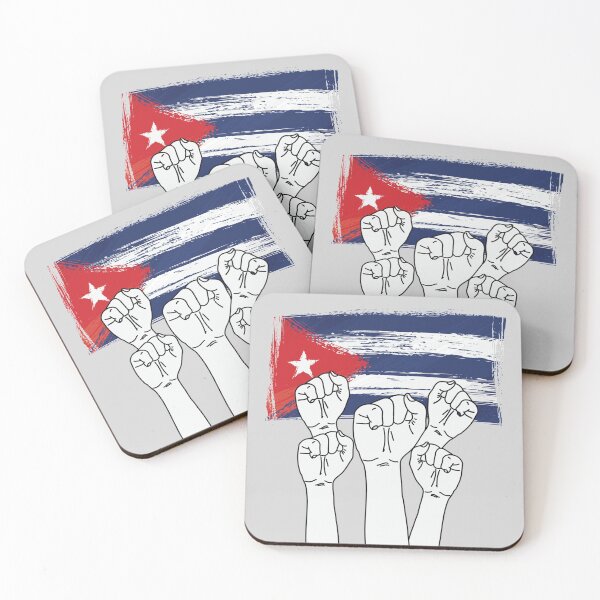 Item preview, PATRIA Y VIDA VIVA CUBA LIBRE DISTRESSED CUBAN FLAG designed and sold by Feline Rockstars.