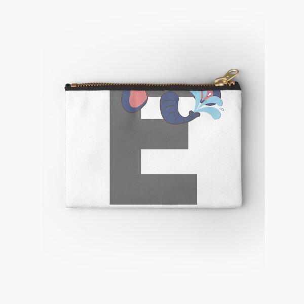 Item preview, E letter Design (Elephant) designed and sold by YSINSHOP ⭐⭐⭐⭐⭐.