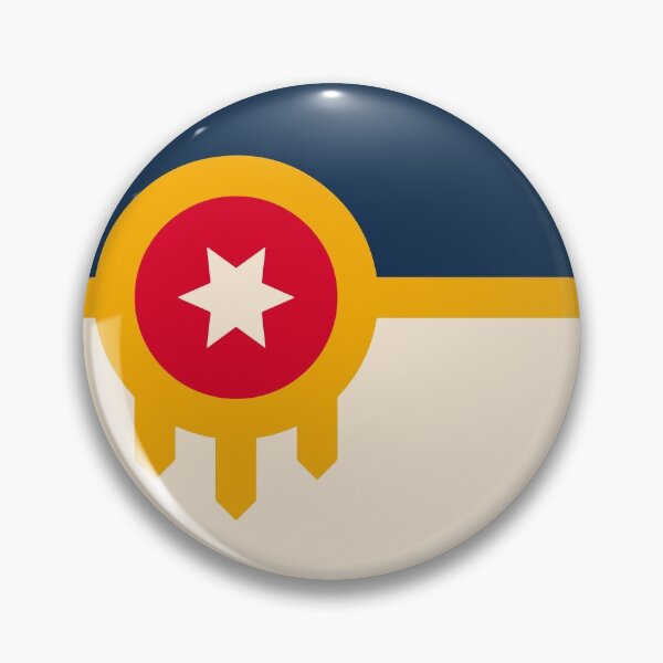 Item preview, Tulsa, Oklahoma City Flag Emblem designed and sold by SLAG-Creative.