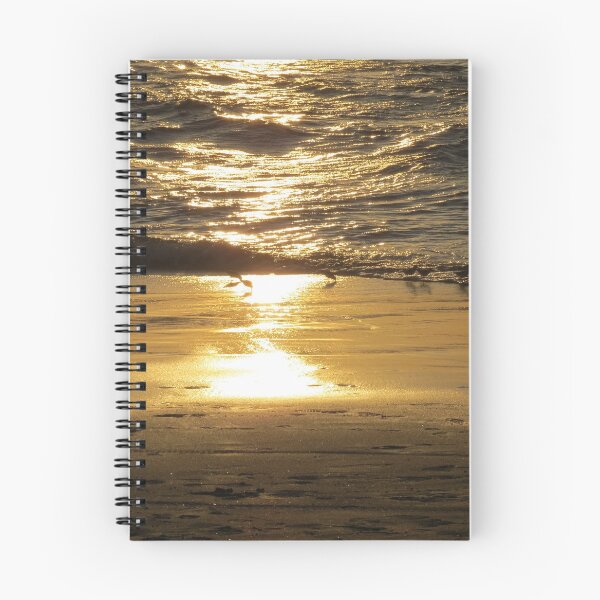 Item preview, Sunset with Sanderlings designed and sold by happynaturalist.