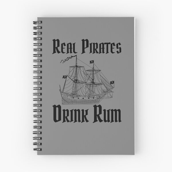 Item preview, Real Pirates Drink Rum Funny Pirate Theme Drunk Pirate Gear designed and sold by DynamicDesign.