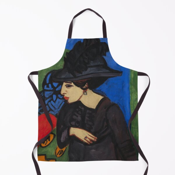Item preview, Dodo with a Feather Hat (Dodo mit Federhut) (1911) by Ernst Ludwig Kirchner designed and sold by sunny-007.