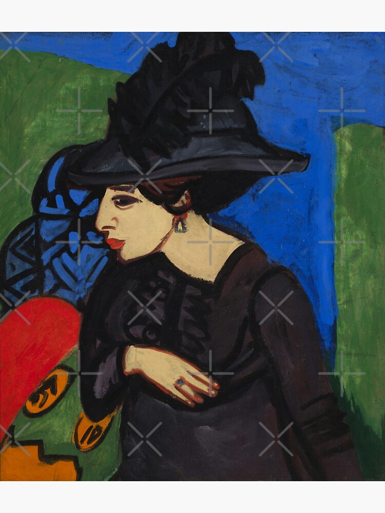 Póster for Sale con la obra «Una niña con un sombrero azul (1895) de  Stanisław Wyspiański» de sunny-007