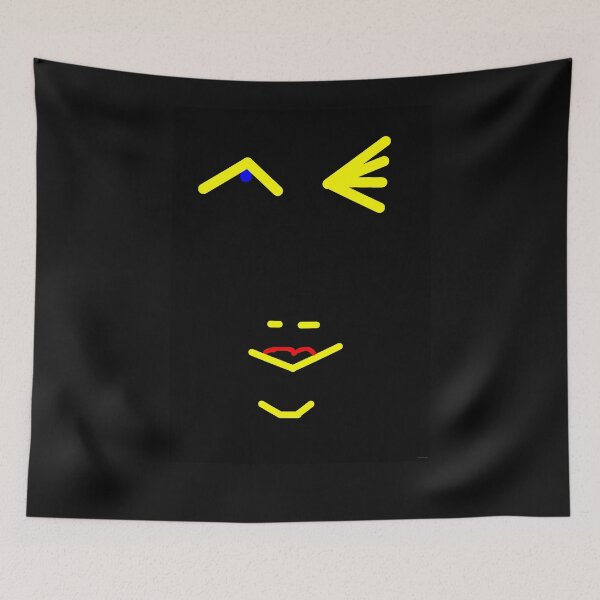 Item preview, Winking smiley black yellow designed and sold by dELLaS-Ghoust.