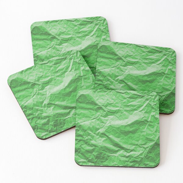Item preview, Green Designed Crumpled Paper designed and sold by Asaha17.