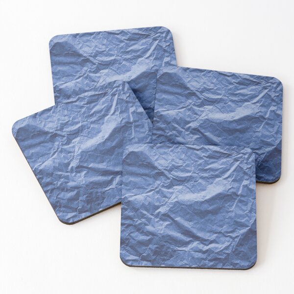 Item preview, Blue Designed Crumpled Paper designed and sold by Asaha17.