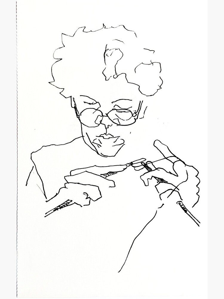 Knitting with concentration by HeklaHekla