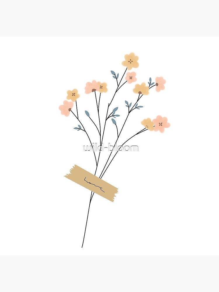 Vintage Tape PNG Transparent, Vintage Watercolor Flowers With Tape, Vintage  Flower, Flower Bouquet, Aesthetic Flower PNG Image For Free Download