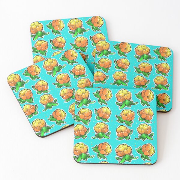 Item preview, Cloudberry uneven pattern with turquoise contrast designed and sold by weilertsen.