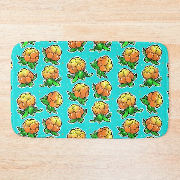 Item preview, Cloudberry uneven pattern with turquoise contrast designed and sold by weilertsen.