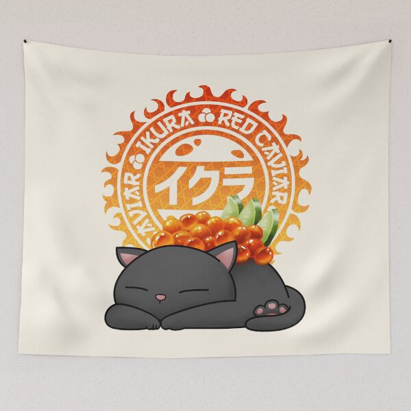 Item preview, Chubby Cat Ikura Sushi designed and sold by Takeda-art.