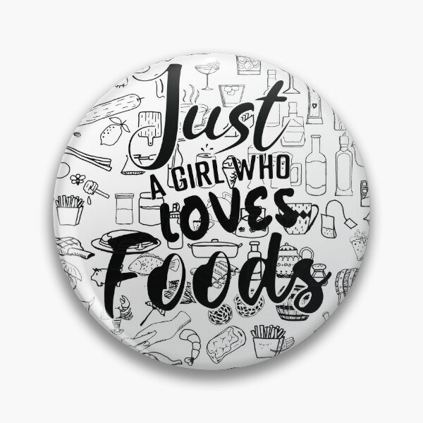 Item preview, Just a girl who loves foods pattern design for foodies & food lovers or girls designed and sold by Decconer.