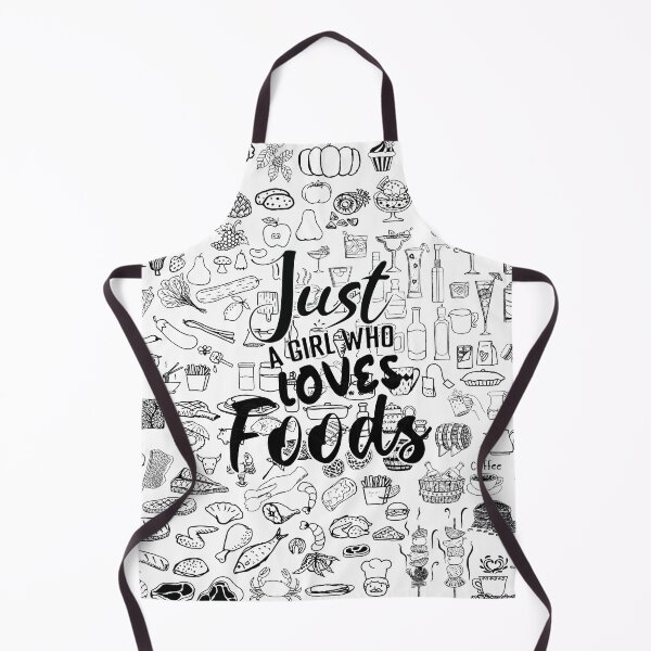 Item preview, Just a girl who loves foods pattern design for foodies & food lovers or girls designed and sold by Decconer.