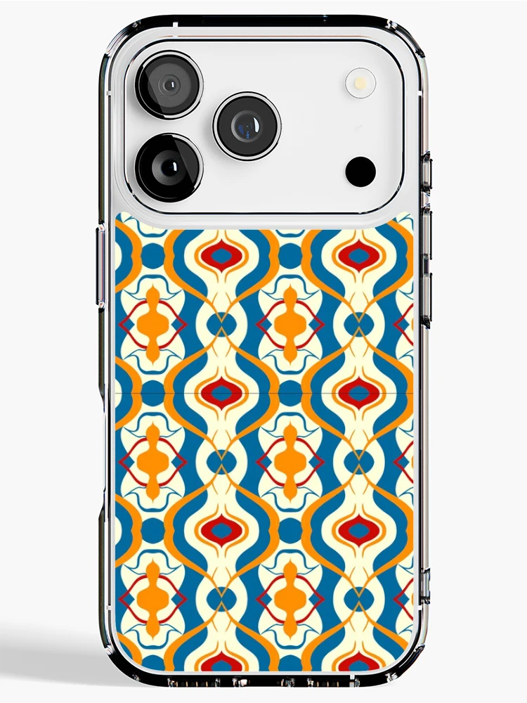 Thumbnail 1 of 5, iPhone Case, Colorful Geometrical Pattern designed and sold by MehranZetzsche.