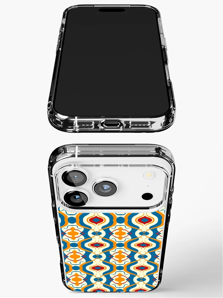 Thumbnail 3 of 5, iPhone Case, Colorful Geometrical Pattern designed and sold by MehranZetzsche.
