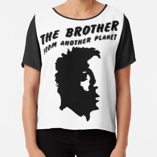 The Brother From Another Planet Chiffon Top