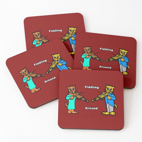 Item preview, Fiddling Around Cats with Violins designed and sold by janraydesigns.