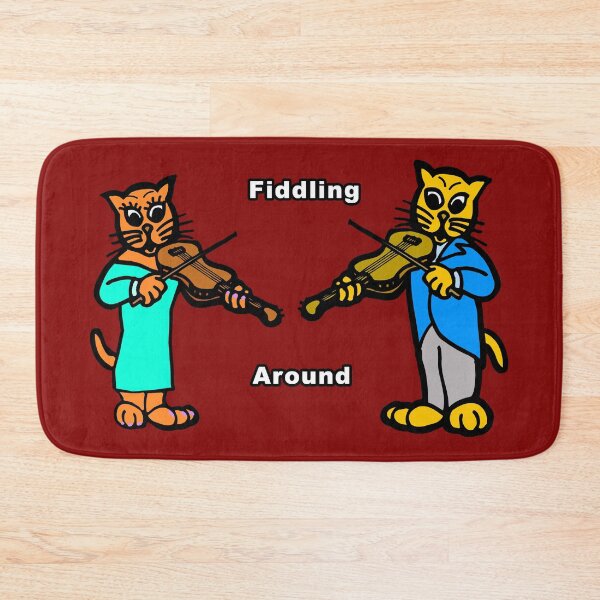 Item preview, Fiddling Around Cats with Violins designed and sold by janraydesigns.