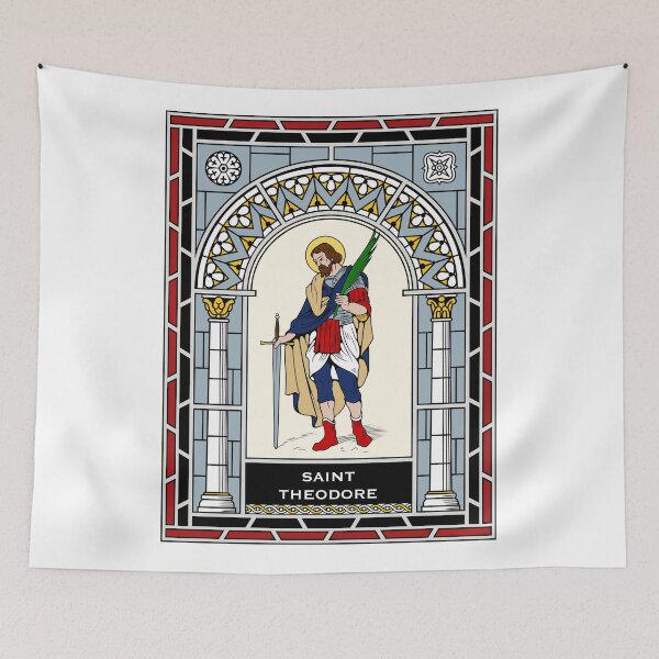 Item preview, ST THEODORE under STAINED GLASS designed and sold by CatholicSaints.