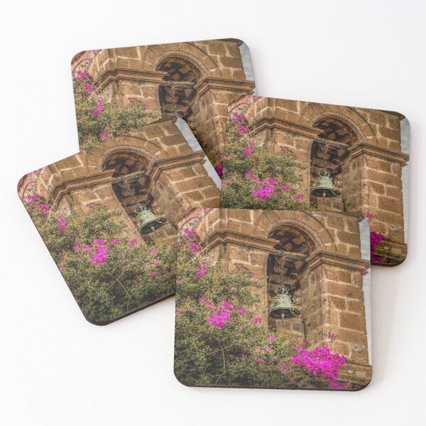 Item preview, Bell Tower and Bougainvillea designed and sold by Cat Calhoun.