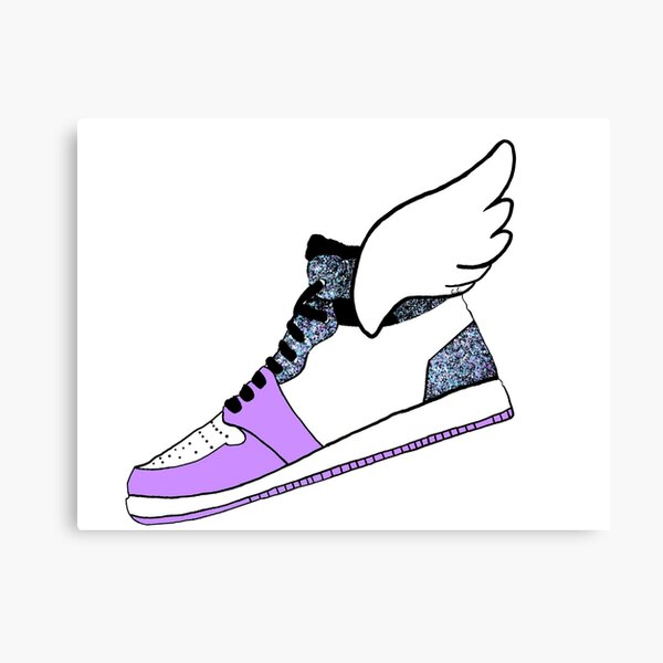 Geflügelter Air Jordan 1 Leinwanddruck
