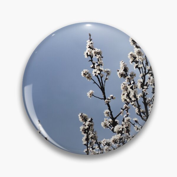 Item preview, Apricot blossoms on a tree with clouds in background designed and sold by Michaelerch.
