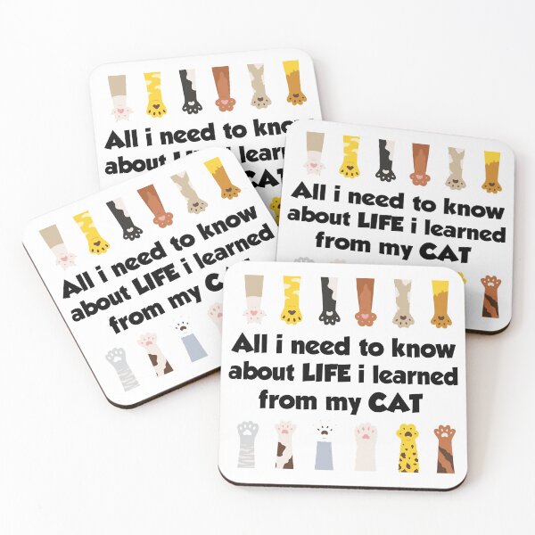 Item preview, all i need to know about life i learned from my cat designed and sold by itsarti.